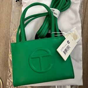 Telfar Small Greenscreen Shopping Bag